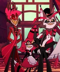 bestdemonshark's tweet photo. Would anyone be interested in an analysis between radiotrio versus the vees as teams and reflections of alastor and vox's mentalities? https://t.co/vNmLd9M1Vs
