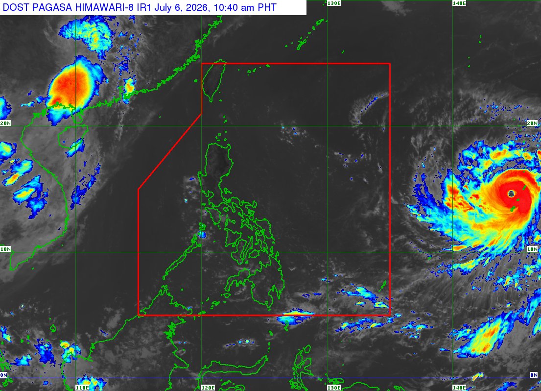 dost_pagasa's tweet photo. TROPICAL CYCLONE ADVISORY NR. 01
Super Typhoon BAVI
Issued at 11:00 AM, 06 July 2026
Valid for broadcast until the next advisory at 11:00 PM today.

SUPER TYPHOON BAVI CONTINUES TO MOVE WEST NORTHWESTWARD NEAR NORTHERN MARIANA ISLANDS.

Link:https://t.co/Qn10X0QYBE https://t.co/hiRn9xMwI0