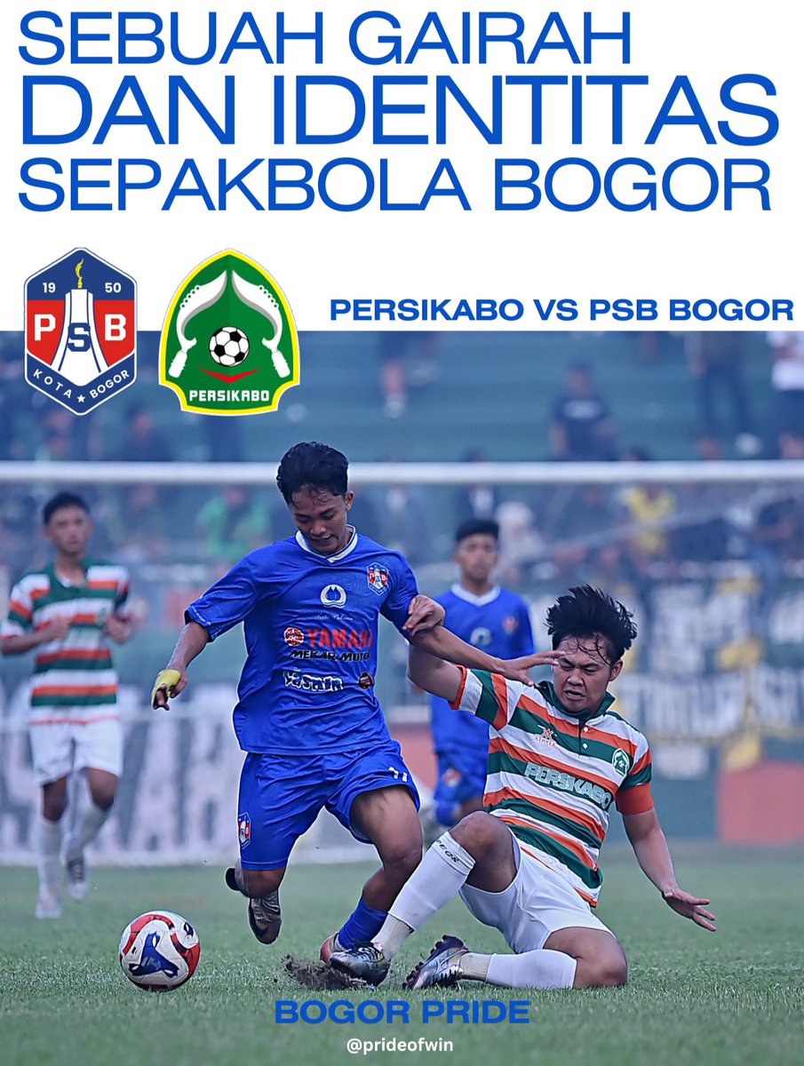 Bogor_Pride's tweet photo. “Sebab sepakbola kota ini terlalu megah untuk dibiarkan sunyi tanpa catatan.” PSB Bogor Selamanya!! https://t.co/Di5kdReTDd