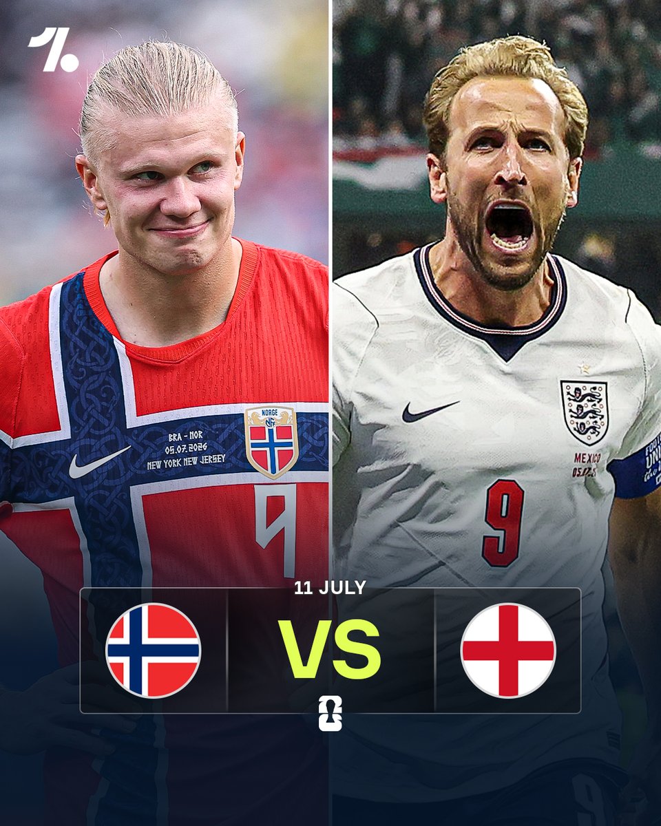 OneFootball's tweet photo. Norway 🆚 England in the World Cup Quarter-Final... we are in for a huge match 🇳🇴🏴󠁧󠁢󠁥󠁮󠁧󠁿🍿 https://t.co/7RGAjzYzZL