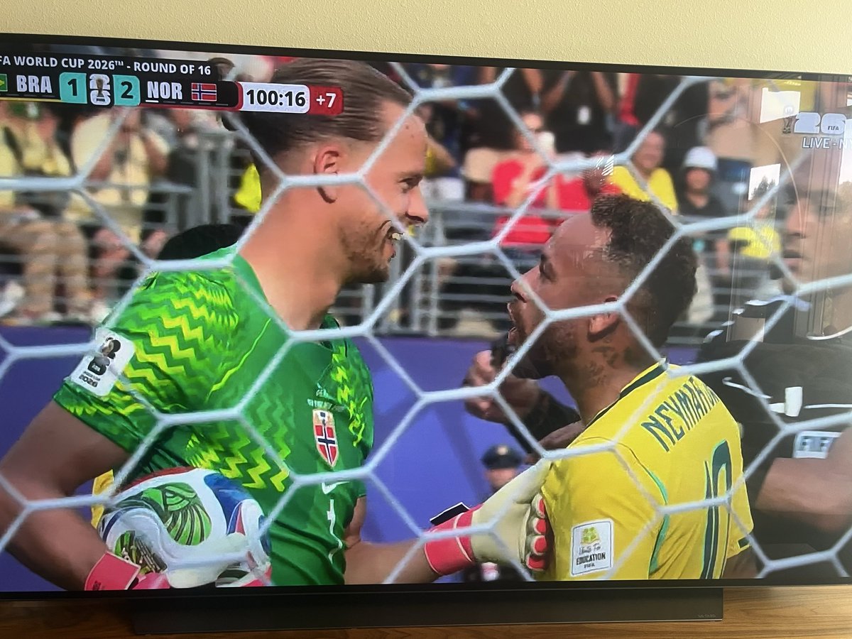 synthmaxxing's tweet photo. @6Voodoo I got a photo of it! I wish the goal wasn’t in the way though https://t.co/1KsCvYaPGw