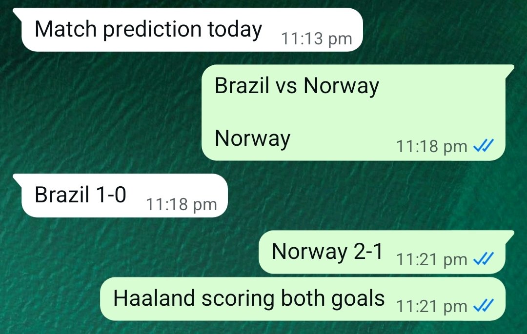 afaqsclicks's tweet photo. @erling Well Well Well, I made a prediction before the match. https://t.co/qYZaoZmVLO
