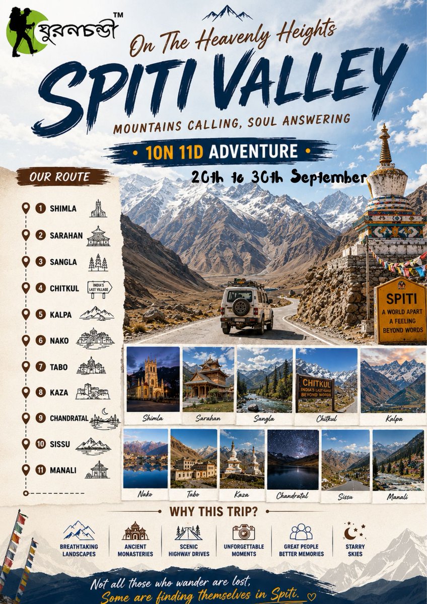 arijit_kar31's tweet photo. Our September Spiti Valley trip booking is going on.
Please WhatsApp on 9903937039 for details. https://t.co/lkQAlqT3tB