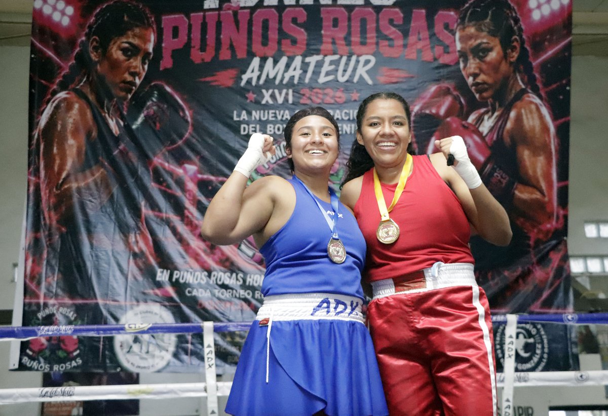 ComedepOficial's tweet photo. La quinta fecha del torneo de boxeo amateur Puños Rosas celebró la tarde de este domingo las últimas peleas de la ronda de semifinales y las finales donde se entregaron medallas a las participantes, lo que hizo que se viviera una jornada llena de emociones y con un gran https://t.co/o0K0gEaI7s