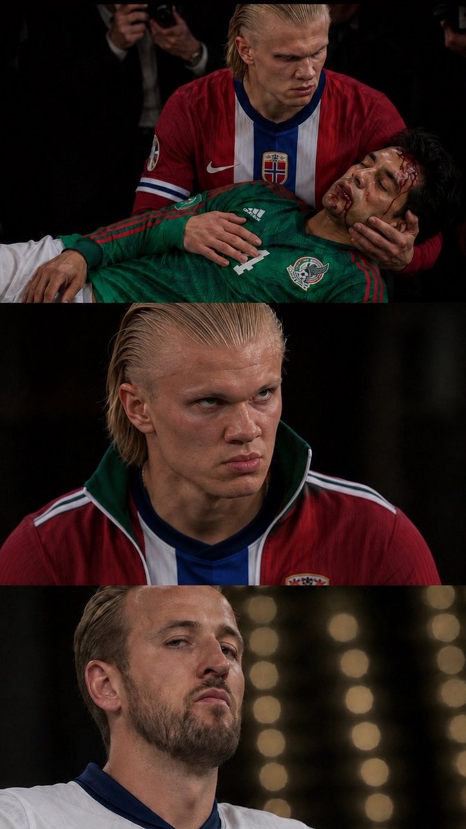 GMonter07's tweet photo. Le toca al vikingo vengar a México. 

#Fifa2020 #WorldCup2026 #Mexico #Noruega #Inglaterra #mundiadefútbol2026 https://t.co/lMxctfSPvX