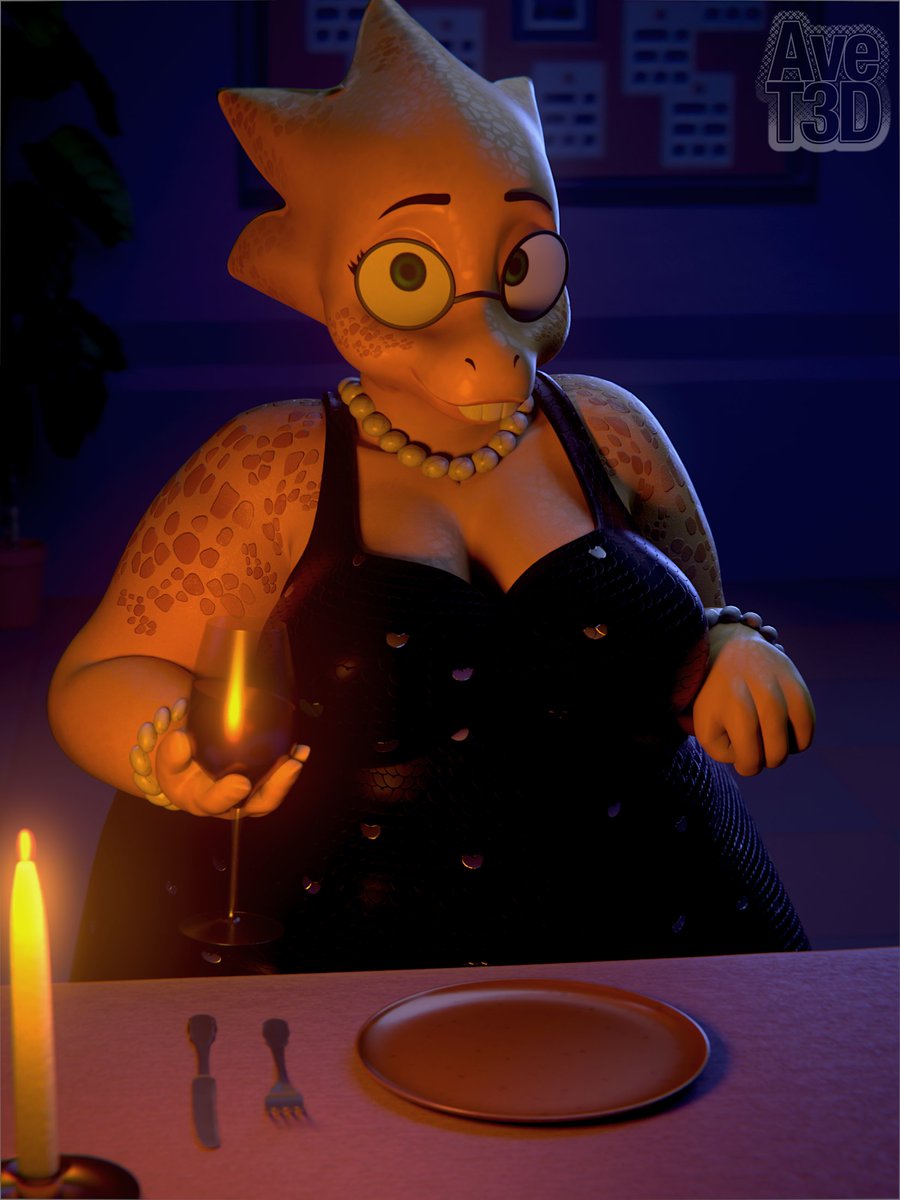 AveT333D's tweet photo. POV: Ordering dessert

Alphys by:@TwilightV0ids 
#undertalensfw #deltarunensfw #undertail #alphys #3Dporn #e621 #rule34 #nsfw #porn https://t.co/keuD2nPSVV