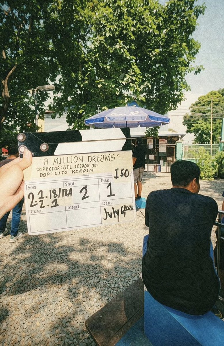 ultjoniean's tweet photo. A MILLION DREAMS TAPING DAY 3 ❤️‍🩹

#CapriceCayetano #AMD https://t.co/xoMuaZ7jvj