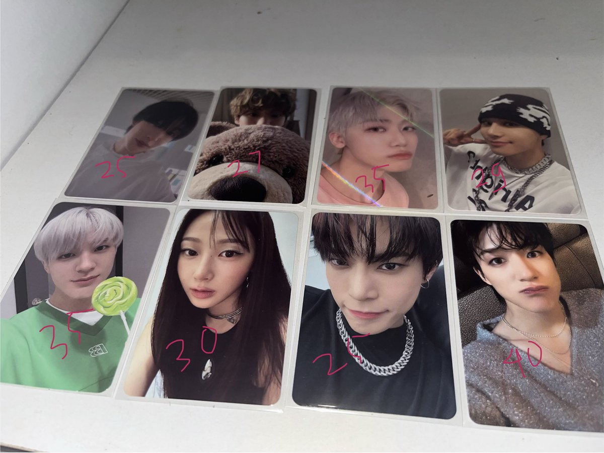 oryanoryz's tweet photo. help rt

want to sale photocard riize nct dream nct 127 aespa giselle jeno jaemin jungwoo anton doyoung, doll jaehyun
#wts #wtb #zonauang #nct #riize #aespa https://t.co/Q3V2X7Lzm7