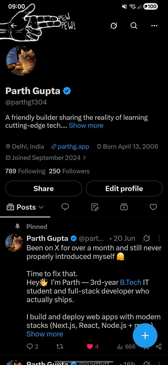 Parth Gupta tweet media