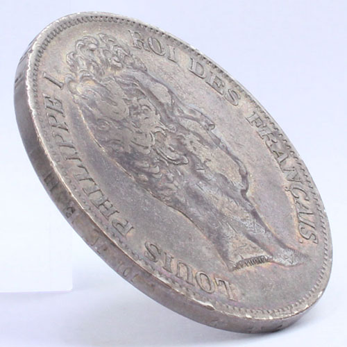 フランス 1830年 5フラン銀貨 ルイ・フィリップ1世》 七月革命—初年号