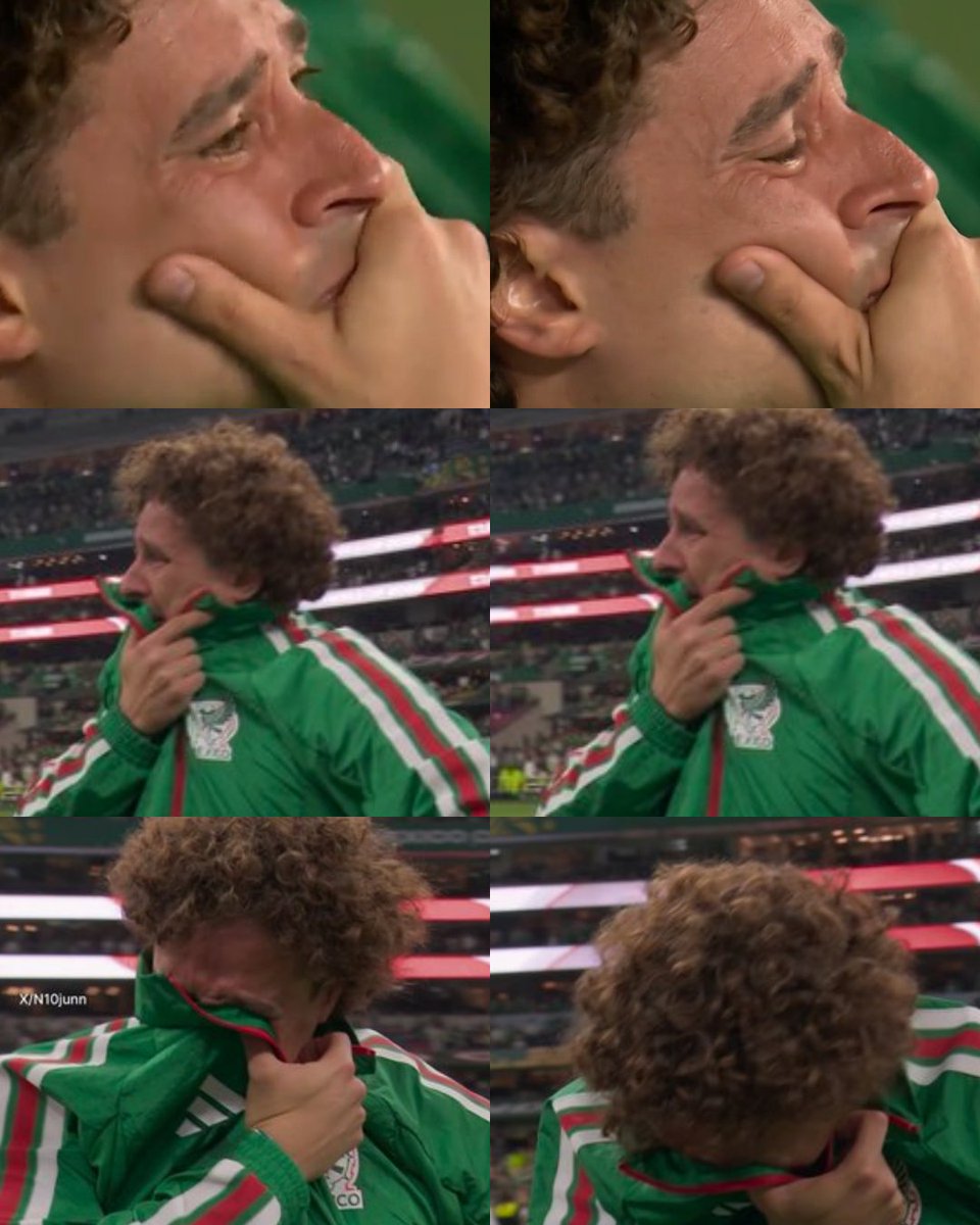 InvictosSomos's tweet photo. Ufff, qué secuencia tan DESGARRADORA. Las lágrimas de Memo Ochoa después de la ELIMINACIÓN de la Selección Mexicana en su última Copa del Mundo. En cuanto terminó el partido ante Inglaterra, el mejor portero mexicano de toda la historia simplemente no pudo contener el llanto. Y es que hoy terminó su último viaje mundialista y también finalizó su carrera profesional.

Gracias, Memo. Gracias por todas las atajadas imposibles y momentos épicos que nos regalaste durante estas últimas décadas. Gracias por ser un ejemplo de valentía y profesionalismo. Gracias por ser una fuente de inspiración para generaciones enteras. Gracias por ser un líder ejemplar. Y gracias por, en esta Copa del Mundo, ser el compañero que siempre quisiste y mereciste tener. 

Eres una leyenda total del fútbol mexicano. 

ERES ETERNO, DON MEMO.