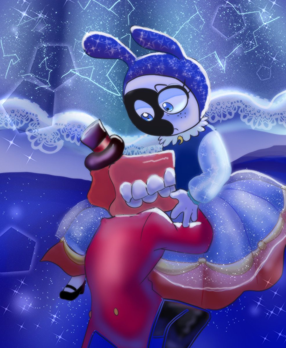 phoebepadme's tweet photo. Another batch of my Digital Circus Oc! MoonPie! 
#yumeship #digitalcircusㅤㅤ https://t.co/1YoYNAwIjC