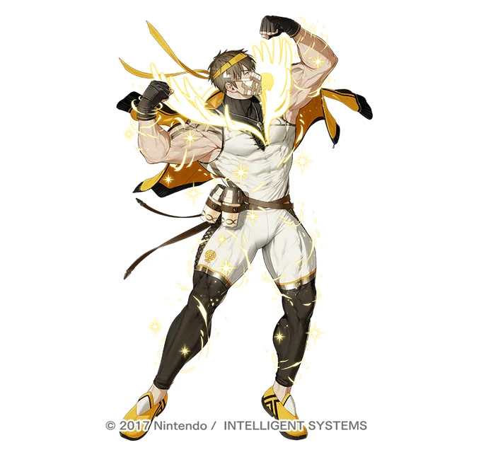 『ファイアーエムブレム ヒーローズ』 「筋肉の導き手 エイクスルニル」のイラストを担当いたしました! #FEヒーローズ