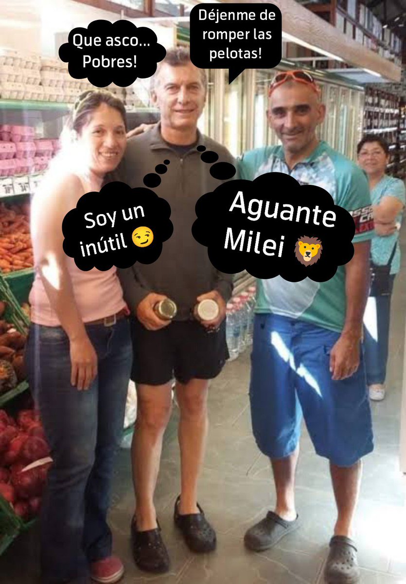 RMCshaw71's tweet photo. @AzucenaAirp3mm No, no se pudió y no se va a poder😂🤣
Macri es un tibio kuka amarillo 🫡
Sigan participando 💪 https://t.co/6pOrqKwGnA