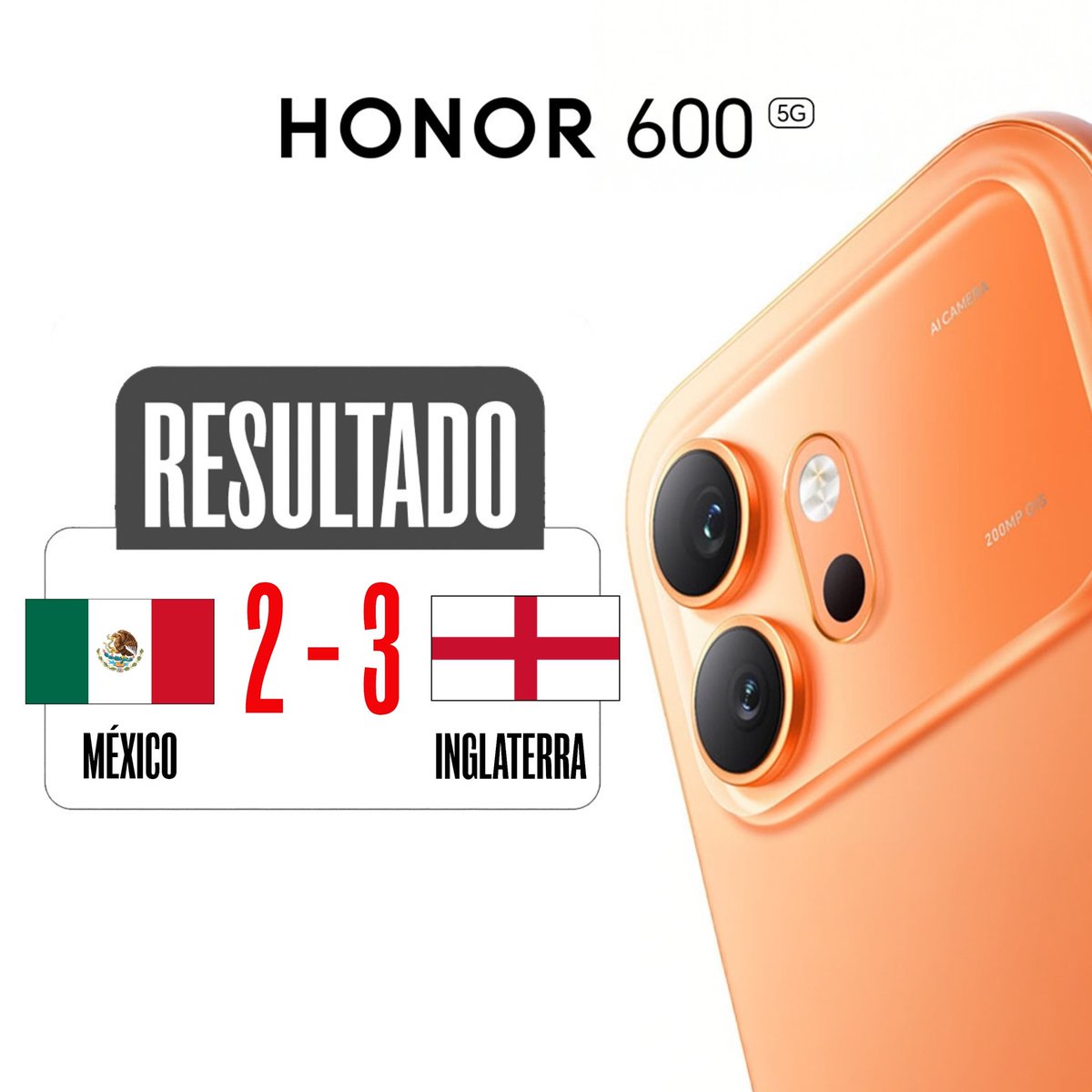 AztecaGuate's tweet photo. 🏴󠁧󠁢󠁥󠁮󠁧󠁿🥳 @honorguatemala presenta el marcador final del partido ⚽️

Inglaterra sufrió de más para derrotar a México en el Estadio Azteca y lograr su clasificación a cuartos de final del torneo internacional de selecciones. 

Las anotaciones para los ingleses llegaron por intermedio de Jude Bellingham (x2) y uno más de Harry Kane, mientras que, para los anfitriones marcaron Julián Quiñones y Raúl Jiménez por la vía del penal. 

#TvAztecaGuate #ElMejorCanal #LaCasaDelFut