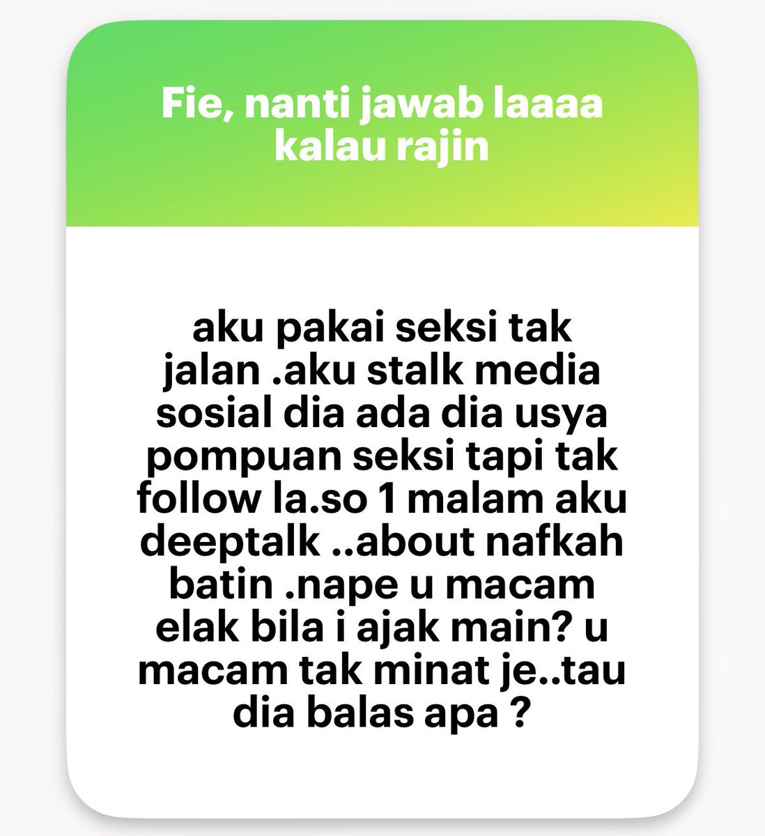 perempuanmahal's tweet photo. suami taknak sentuh dan minta nafkah batin sebab mulut isteri cakap lepas. Nasib baik suami tak makan luar. Masih lagi sayang isteri tapi tak seperti dulu dah la. Cuba la anon pujuk suami elok elok. Minta maaf sungguh sungguh. Hati suami ni mudah cair. 

Lancau mana pun mulut kita dengan kawan kawan, dengan orang luar tapi bukan dengan suami. tak boleh cakap menengking, herdik. Suami ada kita je utk bermanja, menggedik. Jadikan benda ni pengajaran utk semua.