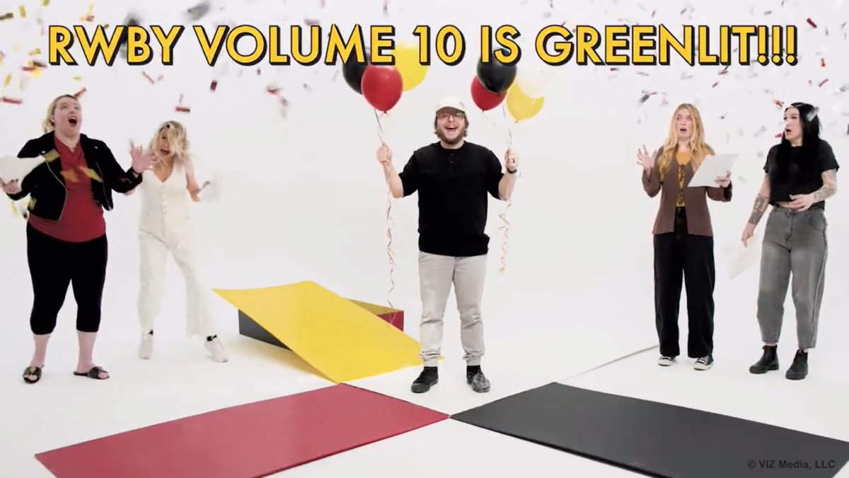 UnovaXY2's tweet photo. RWBY VOLUME 10 HAS BEEN OFFICIALLY GREENLIT, LET'S GOOOOOO. Still, what a coincidence they decided to announce this around Barbara Dunkleman's birthday.#RWBYfandom #RWBY #RWBYXVIZ #VIZXRWBY #RWBYISSAVED #RWBY10 #RWBYV10 #RWBYVOLUME10 #RWBY10TH #GREENLIGHTVOL10 #greenlightvolume10 https://t.co/jbYCFm5J8X