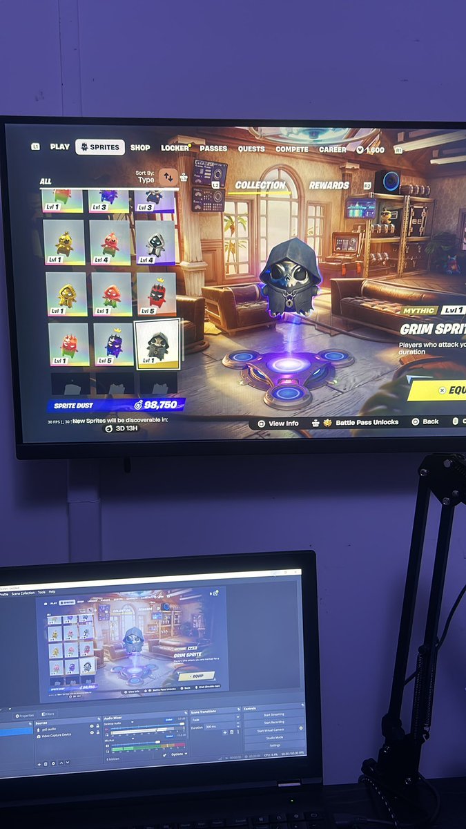 Nobodyknows357p's tweet photo. Just found this lil guy! #Fortnite #Sprites https://t.co/V1ONBp7uLa