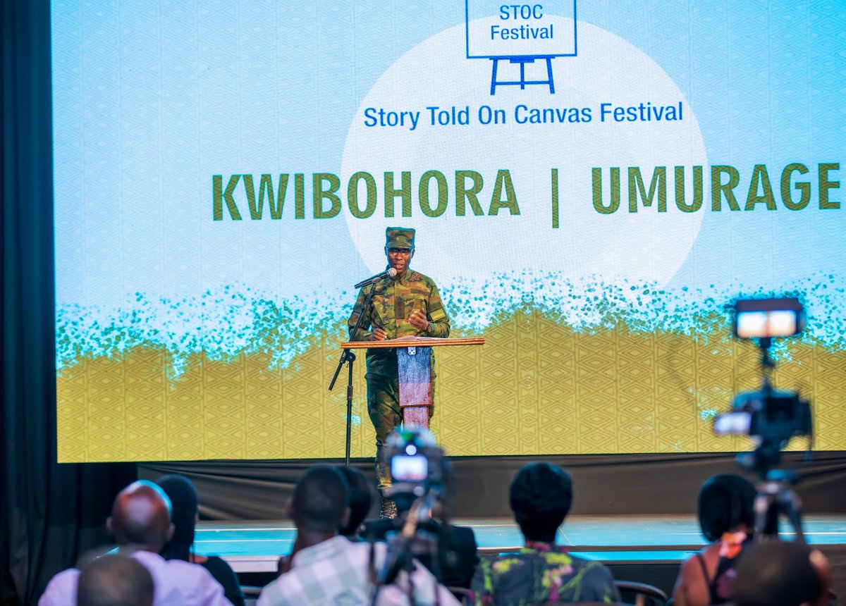 RwandaMoD's tweet photo. Today, 5 July 2026, the Kigali Universe hosted the UMURAGE (Legacy) Discussion, where Col. Désiré Migambi Mungamba said that remembering the 1994 Genocide against the Tutsi helps unite Rwandans, preserve the truth, and prevent such atrocities from happening again.

The event, held as part of the Story Told On Canvas (STOC) Festival, promoted the values of patriotism, unity, resilience, and national development while honouring Rwanda’s liberation legacy.

The discussion was attended by the Ambassador of Pakistan to Rwanda and young people from diverse backgrounds. Participants also visited an art exhibition showcasing Rwanda’s journey from the 1994 Genocide against the Tutsi to the country’s remarkable transformation today.
==========================

Uyu munsi, ku wa 5 Nyakanga 2026, muri Kigali Universe habereye ikiganiro cyiswe UMURAGE (Legacy Discussion), aho Col Désiré Migambi Mungamba yavuze ko kwibuka Jenoside yakorewe Abatutsi mu 1994 bifasha Abanyarwanda kurushaho kwiyunga, kubungabunga ukuri ku mateka, no gukumira ko Jenoside yakongera kubaho.

Iki kiganiro kikaba cyari kigamije kwimakaza indangagaciro zo gukunda gihugu, ubumwe, kwihangana no kwigira, ndetse n'iterambere ry'igihugu, mu gihe hazirikanwaga n'agaciro k'umurage wo Kwibohora kw'u Rwanda.

Iki kiganiro cyitabiriwe na Ambasaderi wa Pakisitani mu Rwanda ndetse n'urubyiruko ruturutse mu byiciro bitandukanye.

 Abaryitabiriye banasuye imurikabikorwa ry'ubugeni ryagaragazaga urugendo rw'u Rwanda kuva kuri Jenoside yakorewe Abatutsi mu 1994 kugeza ku mpinduka n'iterambere  igihugu kimaze kugeraho.
