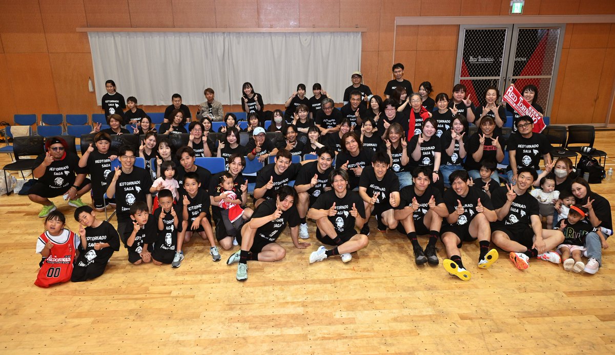 RedTornadoSaga's tweet photo. 25‐26seasonファン感謝際を開催いたしました。

１年間たくさんの応援をありがとうございました!!

GOGOレットル！！！！！ https://t.co/q2xIzJwUZs
