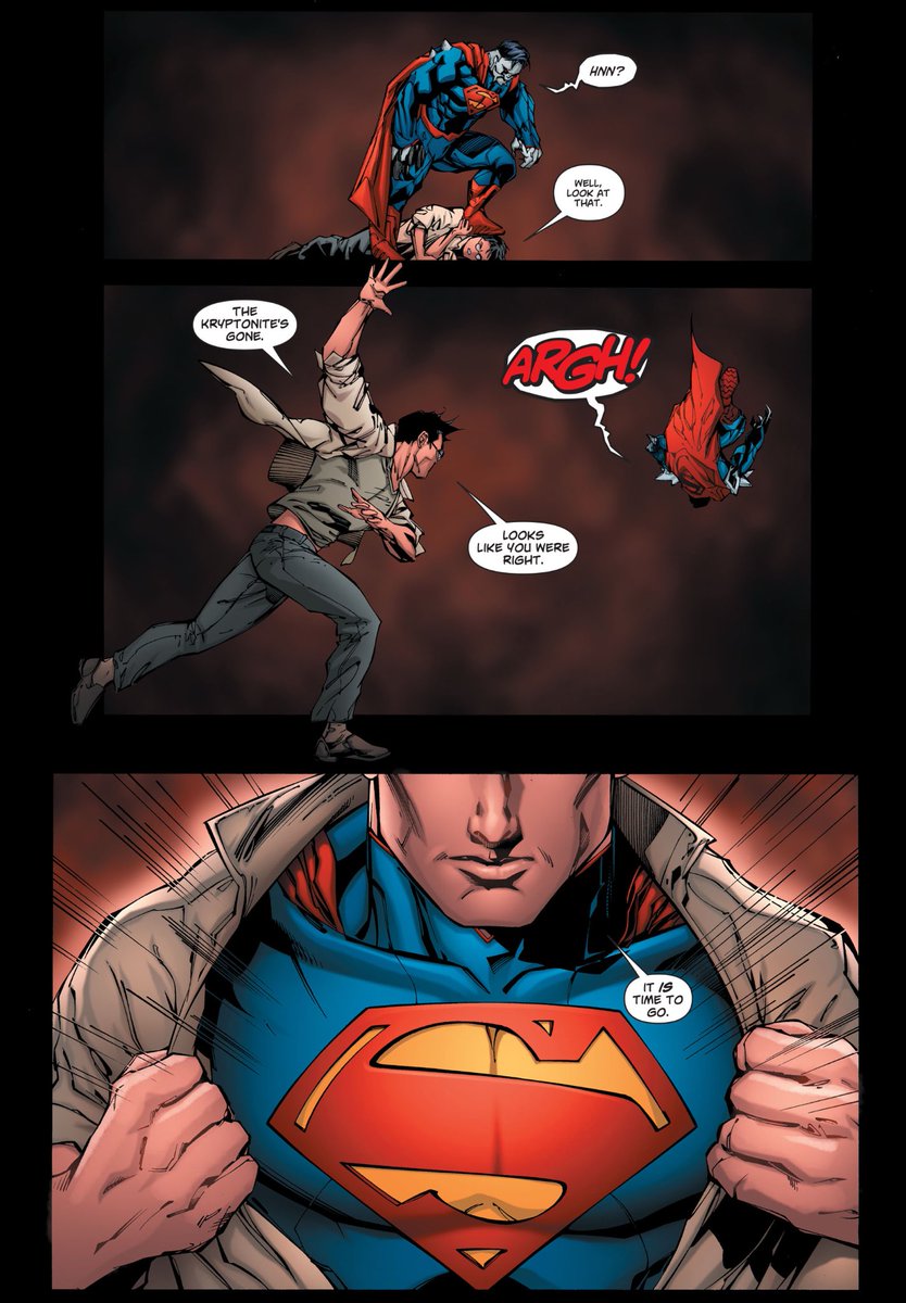 LexiTalksComix's tweet photo. I’ve just realised that Doomed is basically a mash up of Death Of Superman, Superman III and Superior Spider-Man. https://t.co/t9g0vNjm1Q