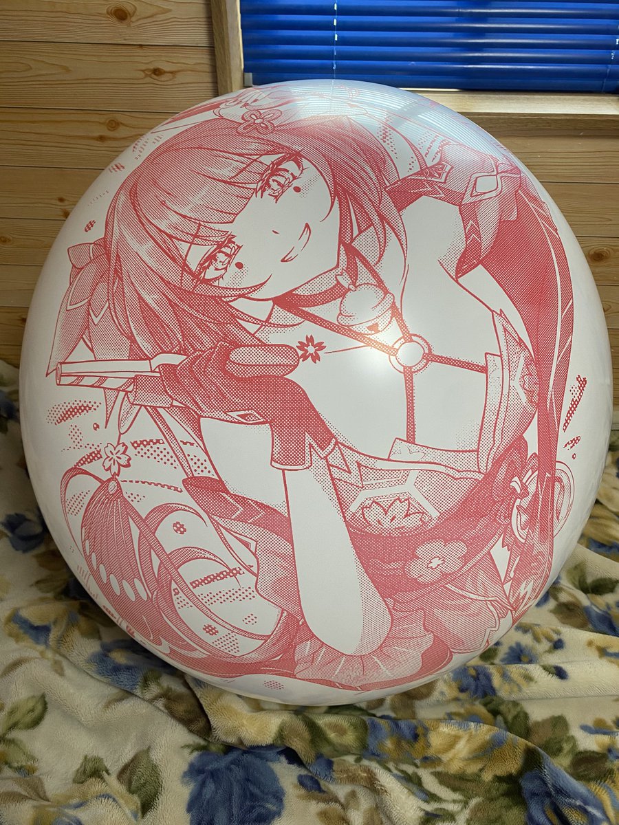 44523balloon's tweet photo. 火○&amp;花○🎈
イラストと風船の丸さが噛み合っててとても良い
#ちまきのアトリエ https://t.co/U3uOpnuEft