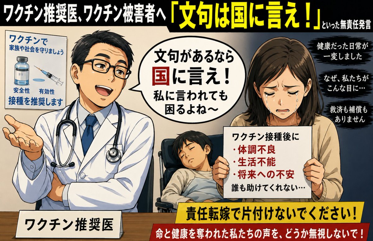 fs8fp7QjNdXMq0z's tweet photo. こんなんでいいのか！？
ワクチン推奨医💢 https://t.co/f22IeKHPUm