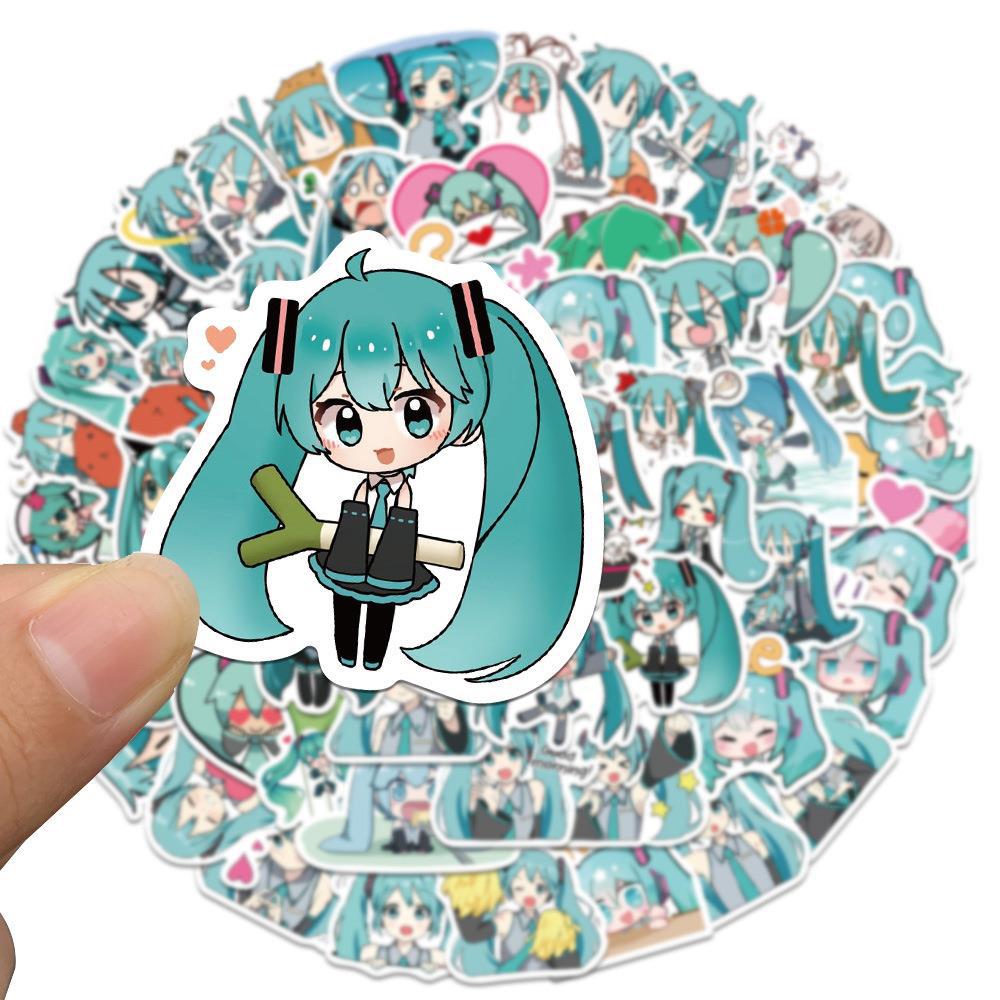Blu_Onibi's tweet photo. I just received 65PCS Miku Stickers Waterproof Cute Miku Decal PVC Stickers by RegisBox from bankpro861 via Throne. Thank you! https://t.co/wxAmYtgAM8 #Wishlist #Throne https://t.co/aaAHSU7kDo
