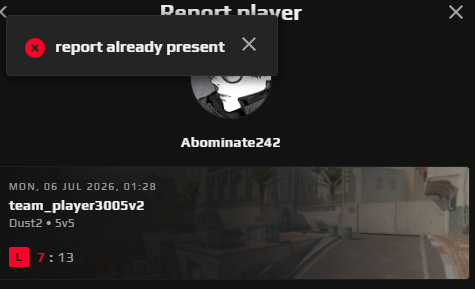 henrydegenstein's tweet photo. @FACEIT_Darwin literally made a whole story for the report after a guy was heavily trolling the match by headblocking and running with a knife. Only to find griefing tickets auto-close?

Afterwards, I can't submit any proper evidence anymore. 

https://t.co/hkOcdmbH2c https://t.co/84ocMOxng9