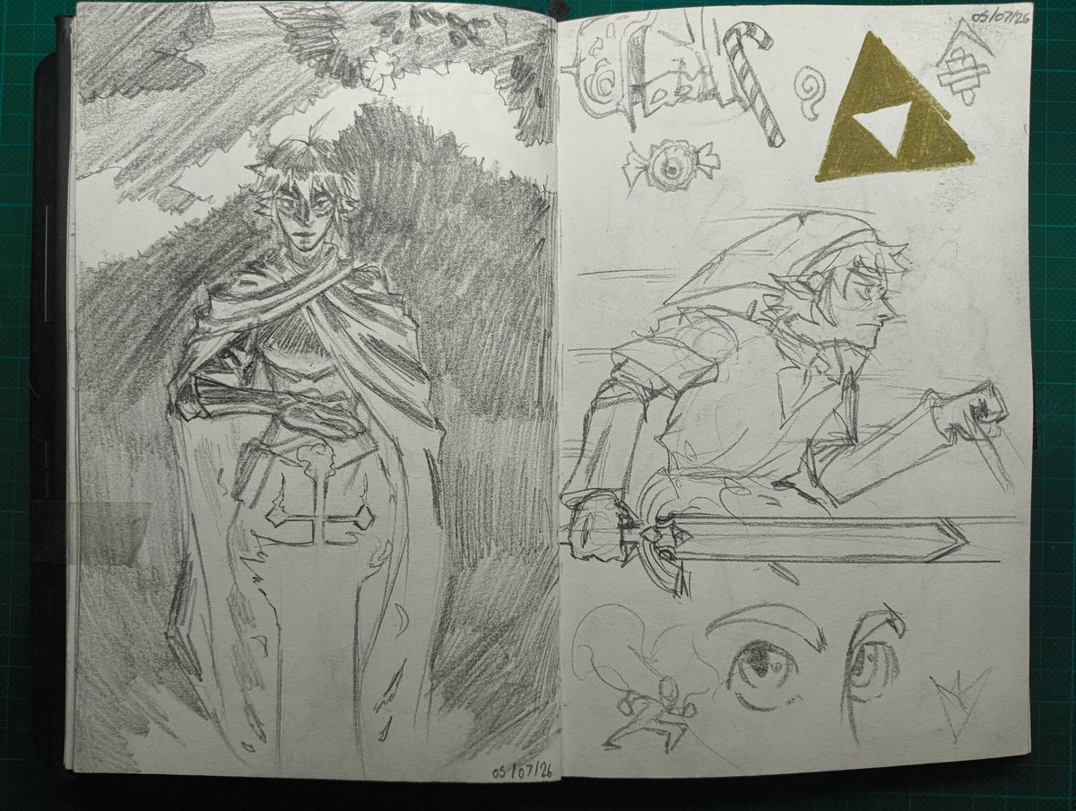 PaperhatA's tweet photo. Sketch dump from convention https://t.co/UdUNQo9SPR