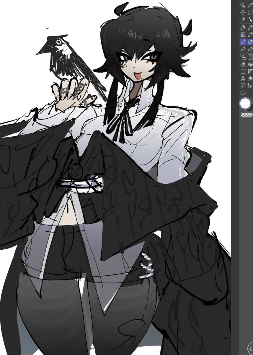 rdiinmm's tweet photo. Drew this a week ago but never liked the pose https://t.co/OctCCeadNw