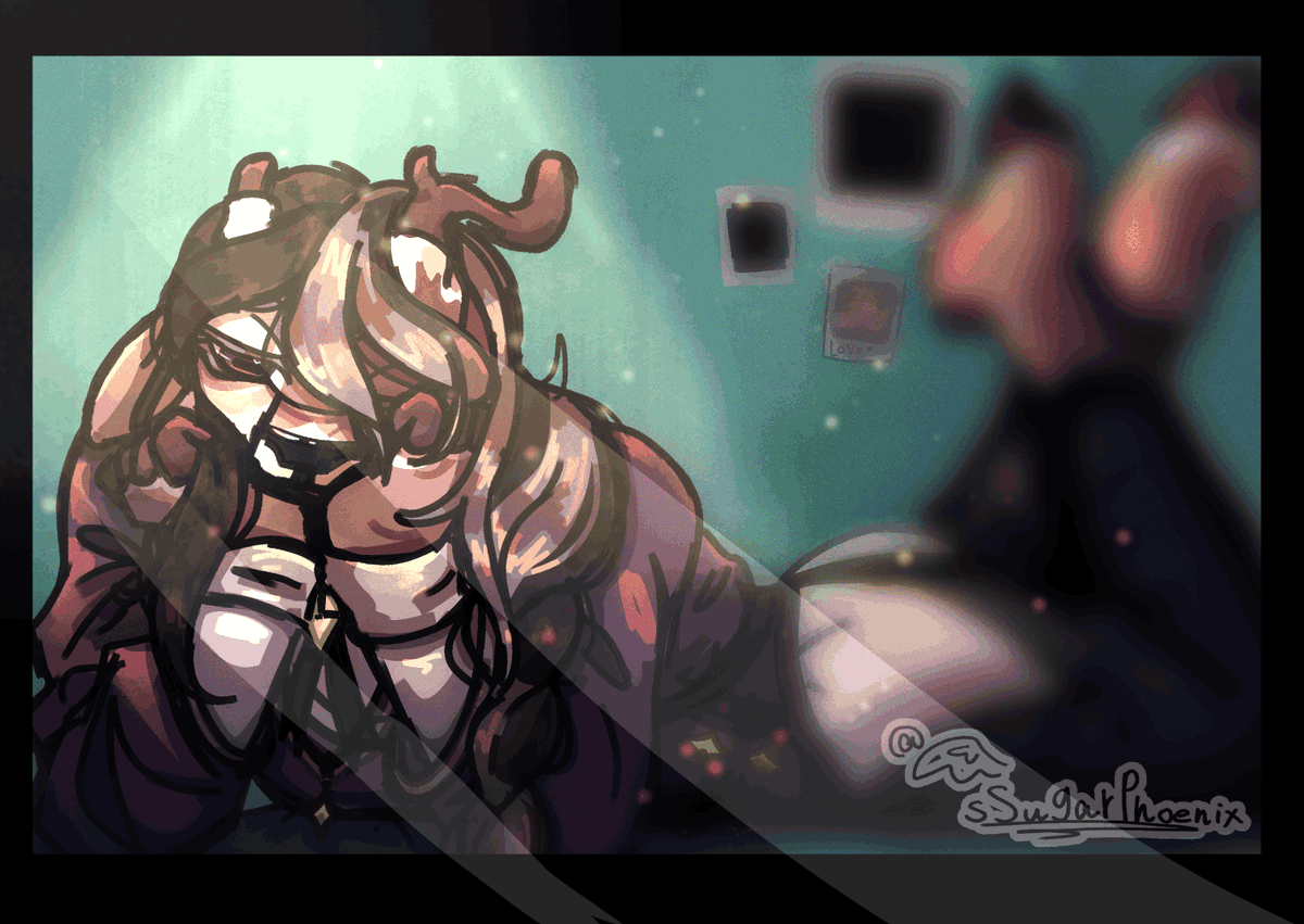 sSugarPhoenix's tweet photo. 3 more attacks! :D
1st is for @tintaferris second is for raspbabicow on artfight 3rd for @jeezartz #art
#digitalart #fyp #fanart #artfight #AFattacks https://t.co/YqYlap3AeQ