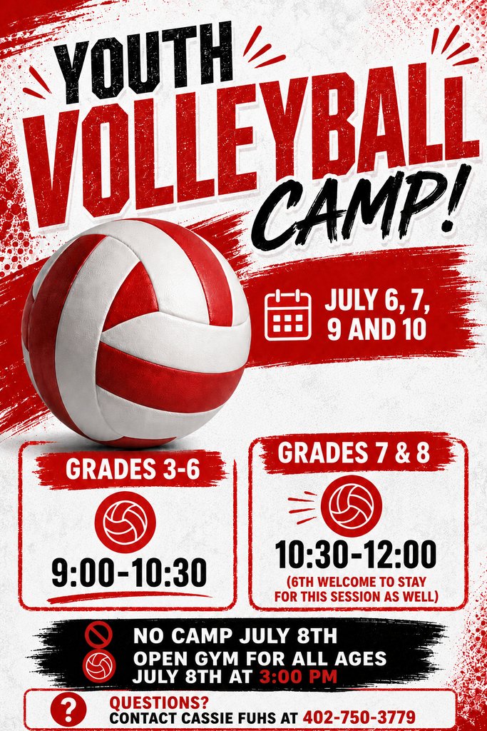 mpsdragons's tweet photo. Youth Volleyball camp this week in the North (New) Gym! Grades 3-6 @ 9am and Grades 6-8 @ 10:30am. #weRmadison https://t.co/ox1bh2WZ9b