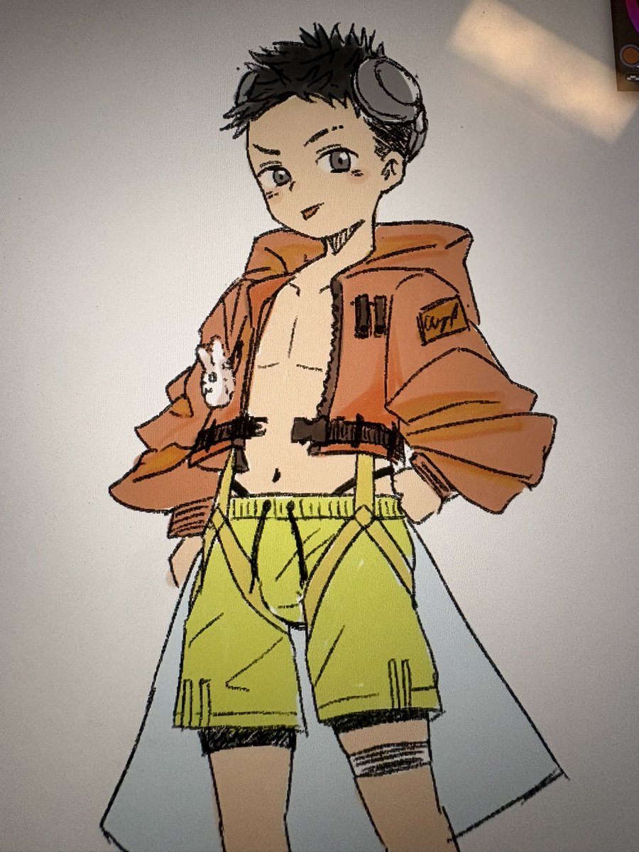 tofugng's tweet photo. えちえち装備くん、昨日の夜ずっと考えてたんやけど、自分の引き出しが少なすぎて全然うまくいかない、でもKAWAII https://t.co/OH0Io70g4a