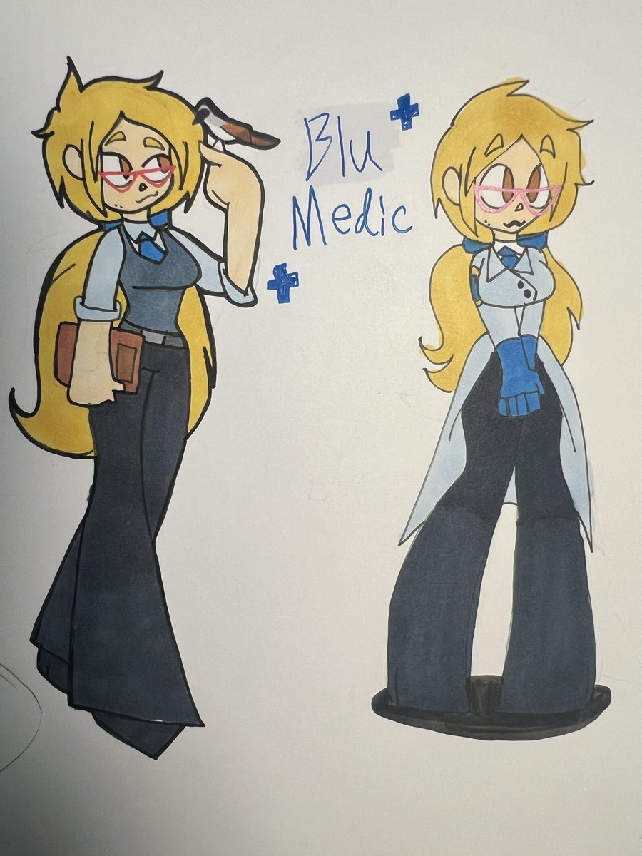 artist_emily's tweet photo. Drew my BLU Medic girlie!
#tf2 #tf2medic #tf2fanart #tf2oc https://t.co/jNZOujSmW7