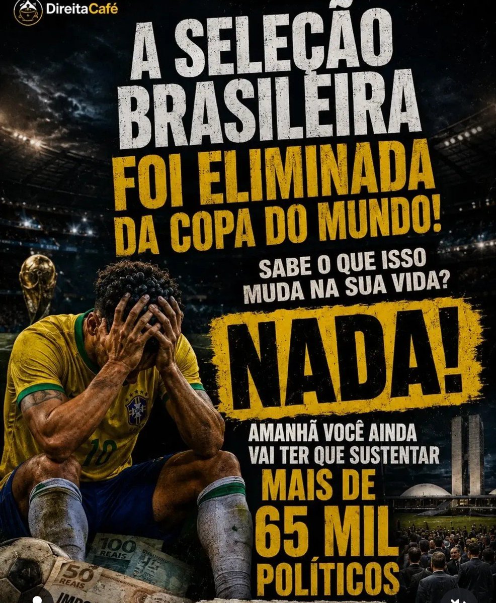PonzianoF's tweet photo. Agora que o assunto do jogo passou, voltamos à programação normal.
Em alguns meses teremos eleições. Esse será o momento de avaliar os fatos, analisar o histórico de cada candidato e votar com consciência. https://t.co/CO6vBLtUzN