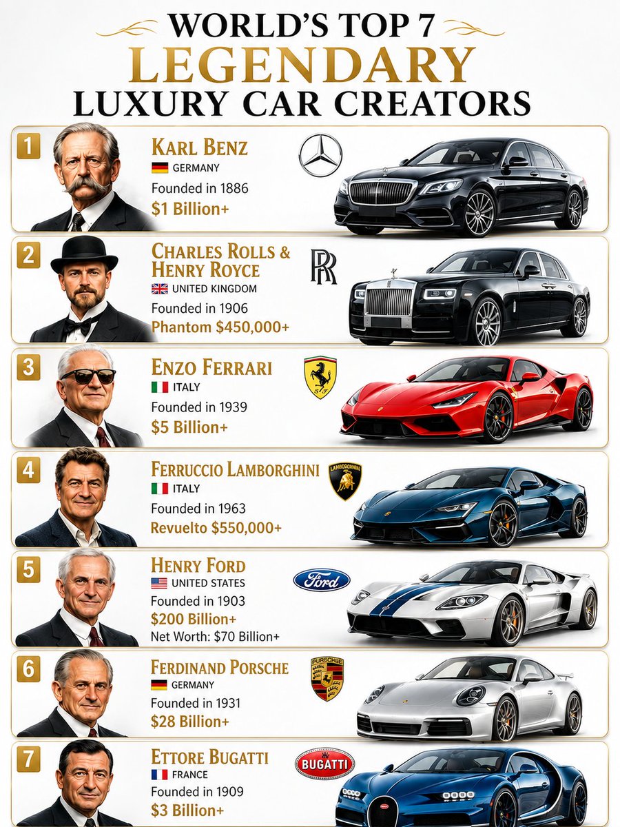 Zayan_coder's tweet photo. The minds behind the world's greatest cars. https://t.co/b6s4tvwc02