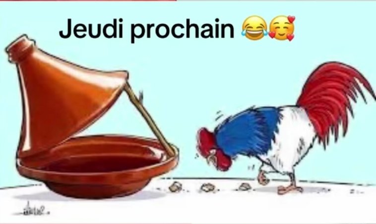 rachidcooper's tweet photo. وجبة الخميس طاجين مغربي بالدجاج الفرنسي
#المغرب #كاس_العالم_٢٠٢٦ #mundialdefútbol2026 #NORVEÇ #Mbappé #française #France https://t.co/x3Q9rFIyXK