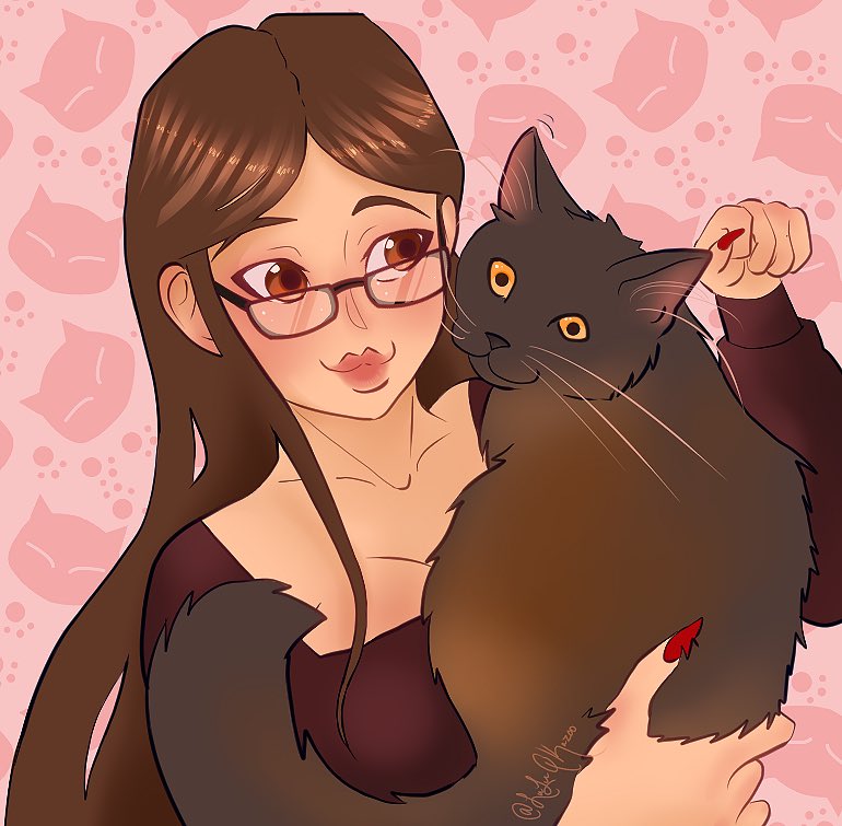 luluQkazoo's tweet photo. My sissy and her kitty cat. 

#commisionsopen #commission #cat #neko #kawaii https://t.co/CAoPBnYfTF