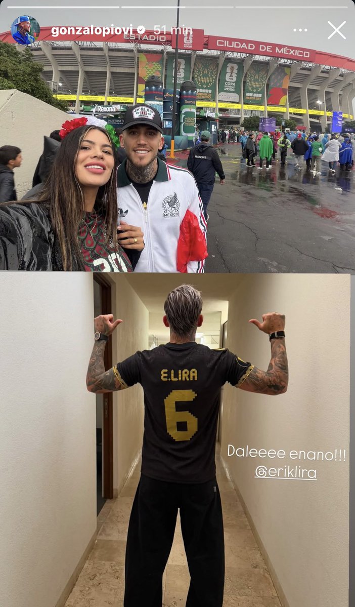 FabanReyes's tweet photo. Gonzalo Piovi apoyando a la Selección Mexicana y en especial a Erik Lira 🚂 https://t.co/Ud758HACSp