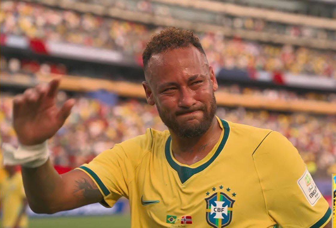 njoutcontext's tweet photo. O craque neto tava certo, levaram o Neymar pra culpa da eliminação cair nele, é o que tá acontecendo, Vini jr sumiu, Bruno Guimarães perdeu um pênalti, você abre as redes sociais, só falam do Neymar. 

A culpa da eliminação foi toda pra ele de novo… https://t.co/23PH5qm7QY