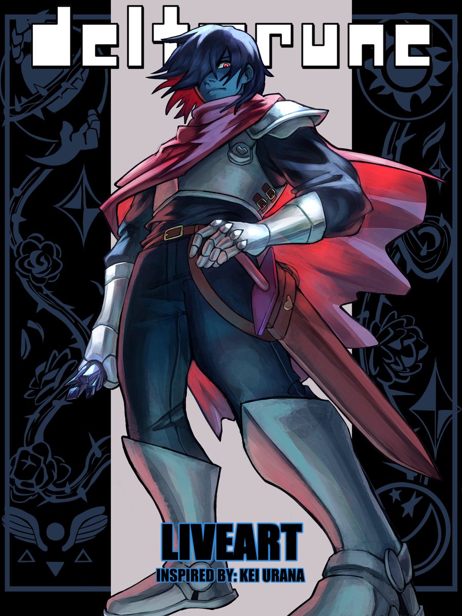 LiveArt001's tweet photo. #deltarune #kris https://t.co/7X0gHubv80