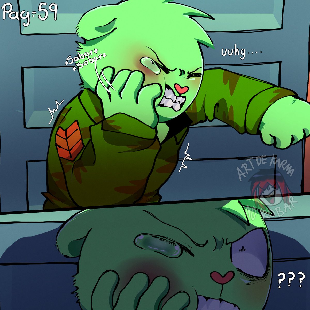 SanKarmony's tweet photo. ADN:BIENVENIDO AL MUNDO PART 15
Y volvemos a la programación habitual xdxdxd
#htf #happytreefriends #flippy #splendy #flaky #art #comics #htfcomic https://t.co/Fm1OSrJ0E4