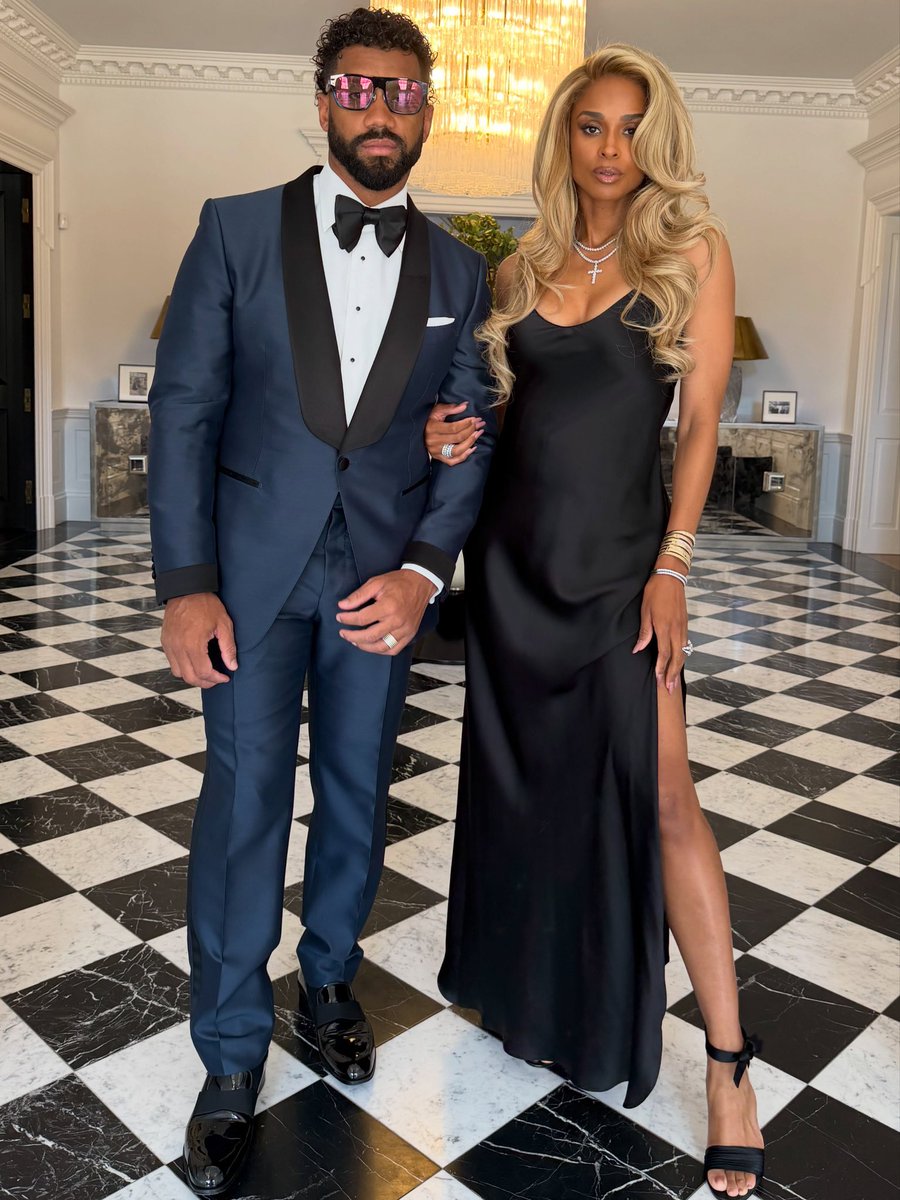 wavecheckers's tweet photo. Russell &amp; Ciara Wilson share pics from Taylor Swift and Travis Kelce’s wedding💍 https://t.co/FGyi6IxyXj