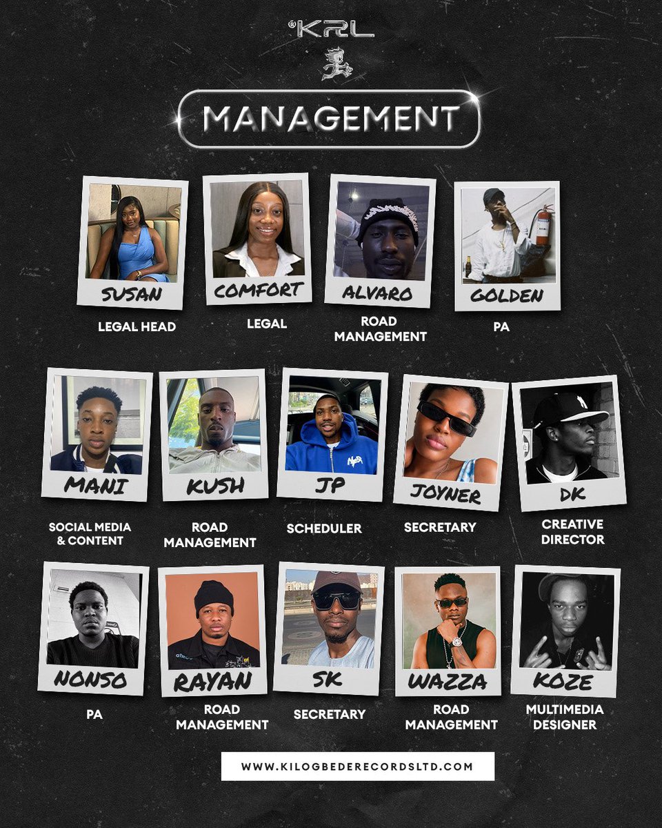 iamoutsiider's tweet photo. Introducing KRL:
Management
https://t.co/YVPLkPcyEm https://t.co/lXzvr4dPJb