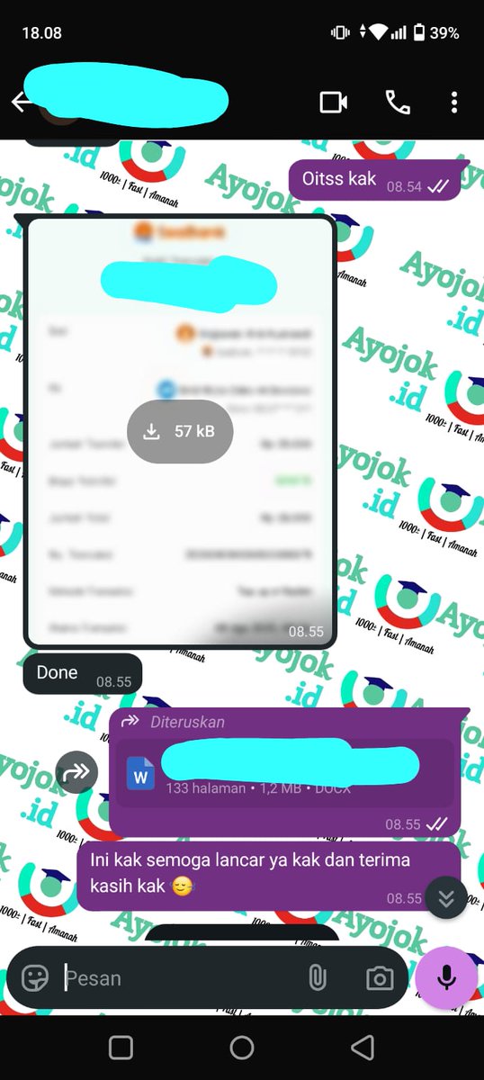 ayojok_id's tweet photo. Pagii Senin🌻1.282
🥳JOKI RAPIHIN SKRIPSI / LAYOUT TESIS / DISERTASI / MAKALAH / KTI / PDF / WORD SESUAI FORMAT ( JOKI FORMATING SKRIPSI )  
🥳 Joki Daftar isi, Daftar Tabel, daftar Gambar, Penomoran Halaman
🥳 Daftar Pustaka dari mendeley   
🥳Layouting KTI 
#jokitugas
#zonauang https://t.co/3pq0LpVgNM