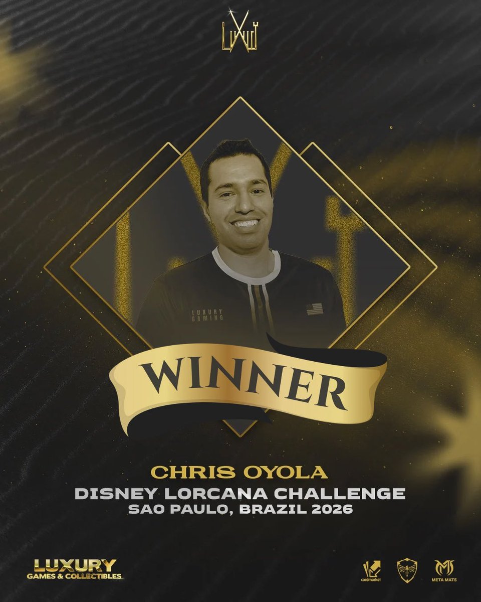 LuxuryGamingTv1's tweet photo. 🏆 DLC BRAZIL CHAMPION! 🇧🇷

Congratulations to Chris on taking down DLC Brazil! Your hard work, dedication, and preparation paid off. We couldn’t be happier—this title is well deserved.

We’re proud to have you representing  Luxury Gaming ! ❤️ https://t.co/xS4aVmTRP5