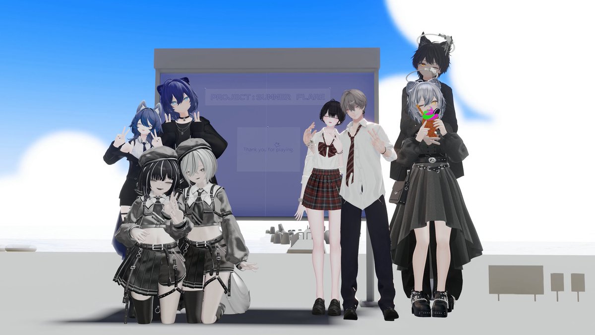 vanilla_vcha's tweet photo. 昨日はPROJECT: SUMMER FLARE初プレイ！
仕掛けやアスレチックもあってみっちり3時間くらいやってた！ワールドも綺麗だったし楽しかったー！先導居なかったら難しかったかも… https://t.co/N4rn4USLPM