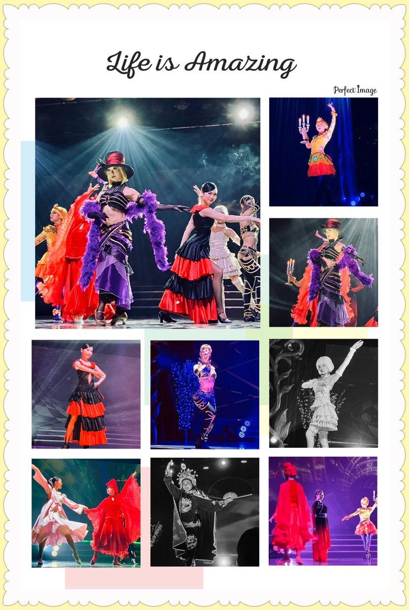 aaaaami_c's tweet photo. 本日は今期ルノアレーヴ千秋楽おめでとうございます💐
サーカス雑技からダンス能力はもちろん表情一つ一つが本当に美しく素晴らしかったです✨
キャストさんスタッフさんの皆さんの本当に高いプロ意識と芸術的センスに頭が下がります✨️またお会いできる日を楽しみに🔮✨ #ルノアレーヴ #ラグナシア https://t.co/STQmVMYTyJ