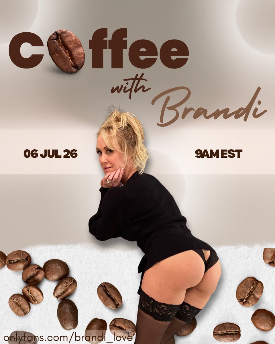 brandi_love's tweet photo. Get ready for tomorrow AM #live chat only on : https://t.co/vrU6iHcyFr
A steamy cup of coffee and a conversation to match 😉 https://t.co/5I2GFsxIJa
